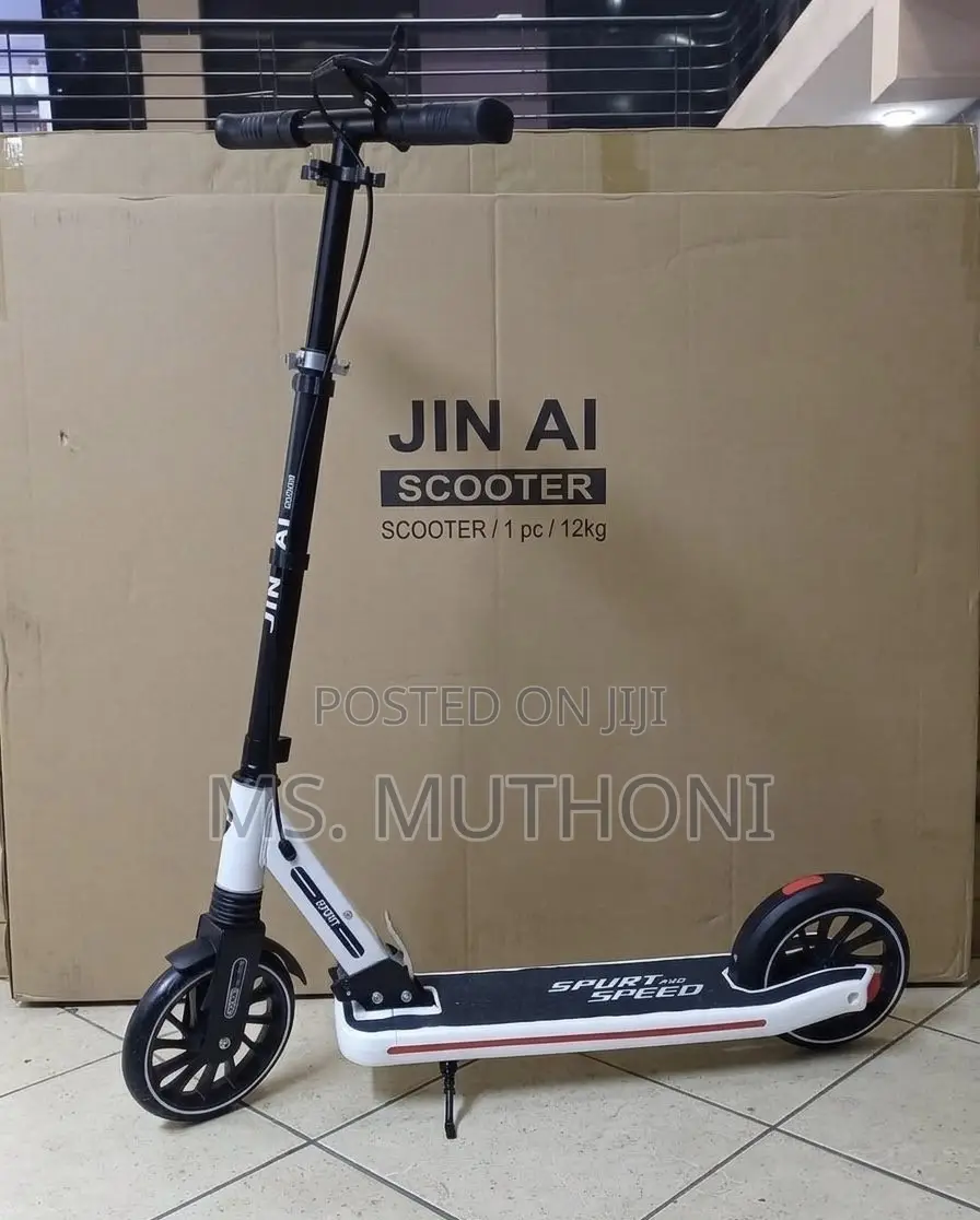 Spurt and Speed Scooter With Brakes Rubber Wheels