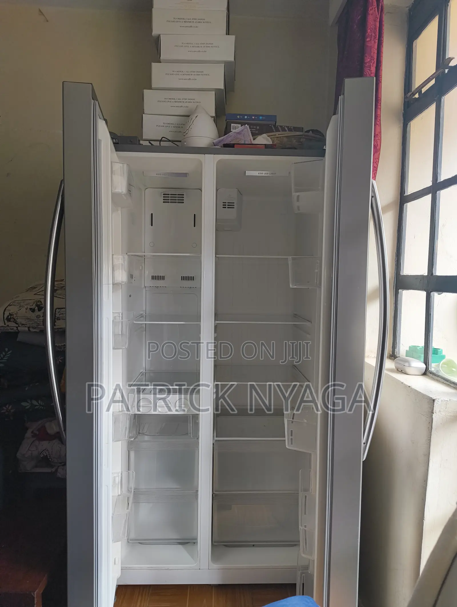 Ramtons Side-by-Side, 2-Door Refrigerator/Freezer