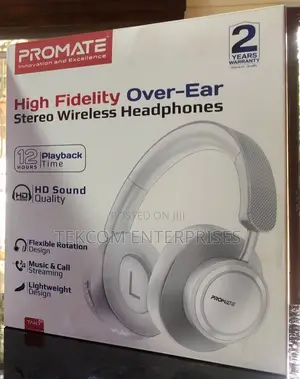 Promate Takt High Fidelity Over-Ear Stereo Wireless Headphones