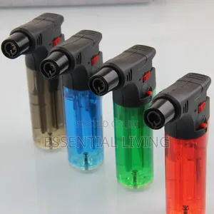 Torch Lighter Portable Refillable Butane Jet for Camping Kitchen