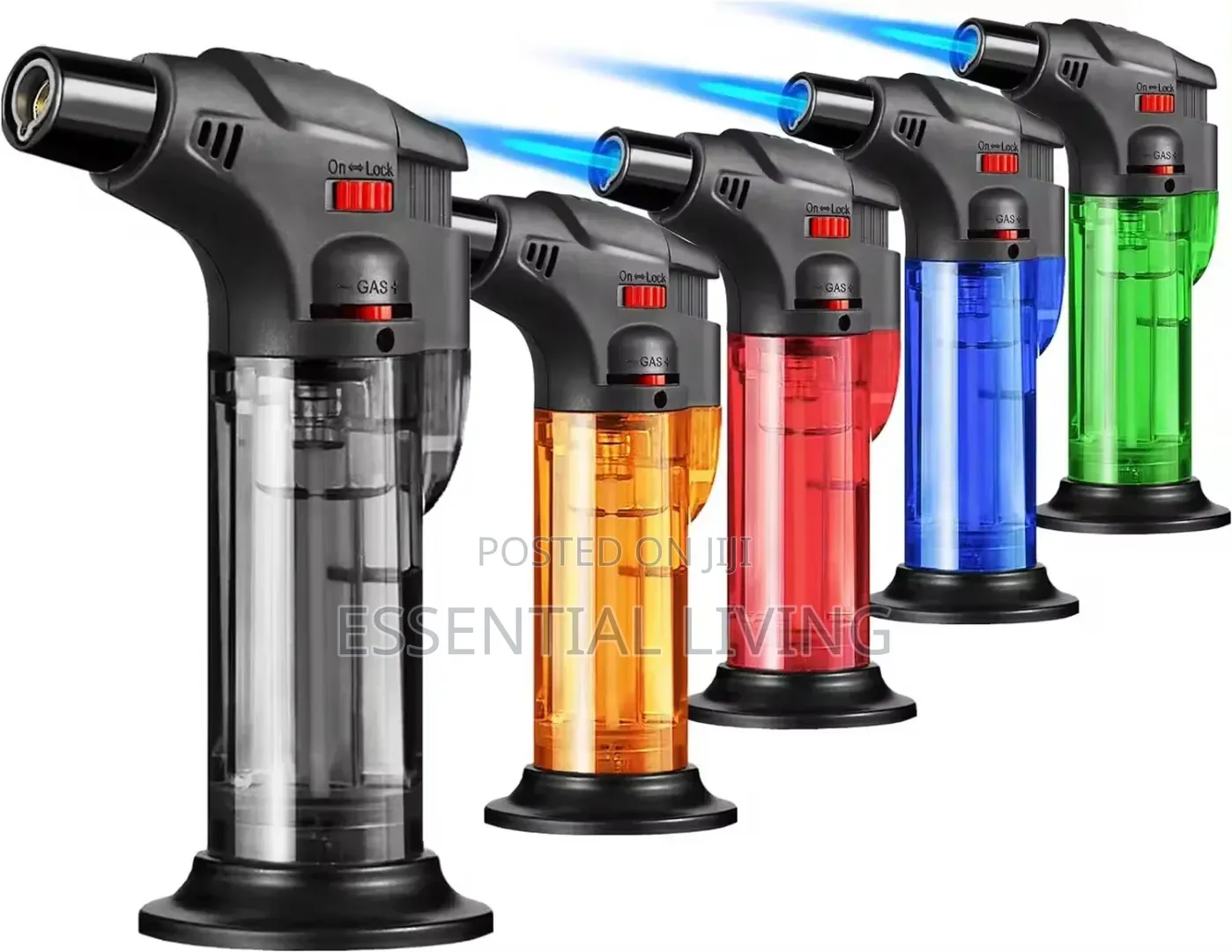 Torch Lighter Portable Refillable Butane Jet for Camping Kitchen