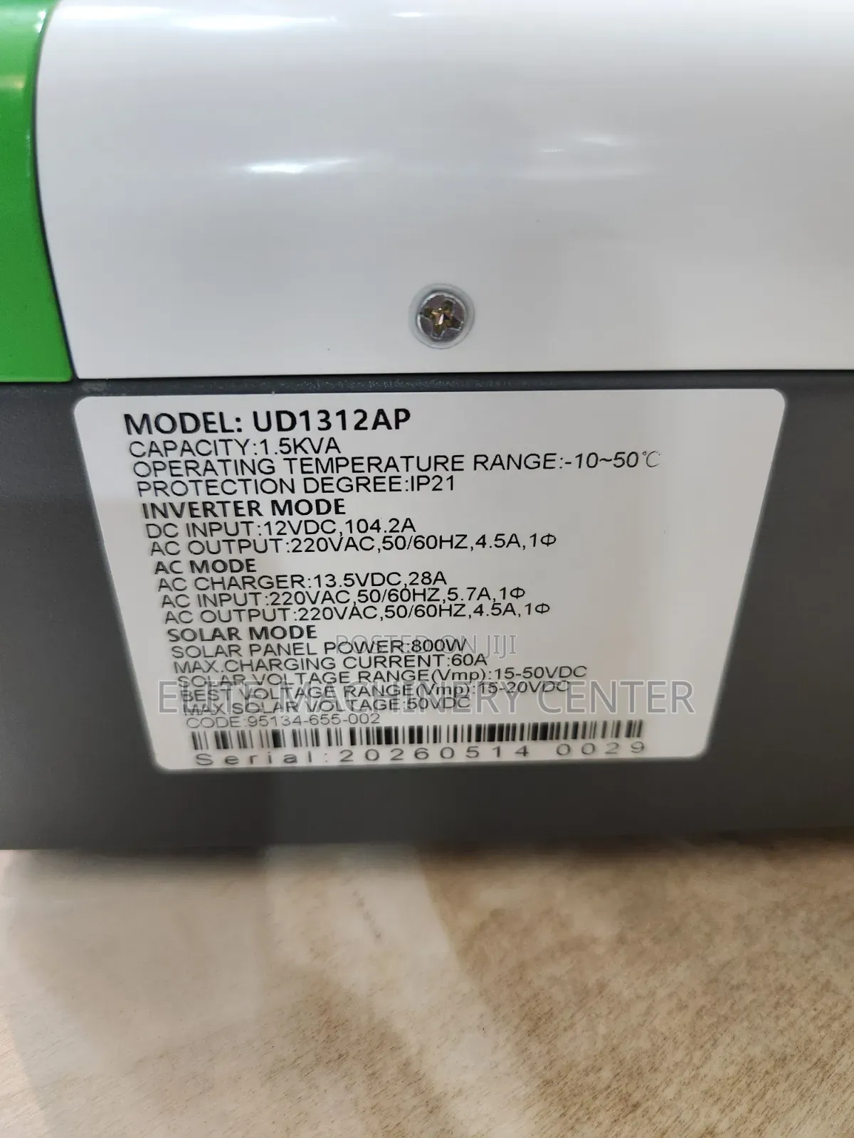 Hepu 1.5kva Hybrid Inverter
