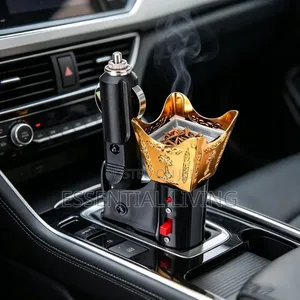 Electric Car Incense Burner 12V Plug Portable Bakhoor Oud Diffuser