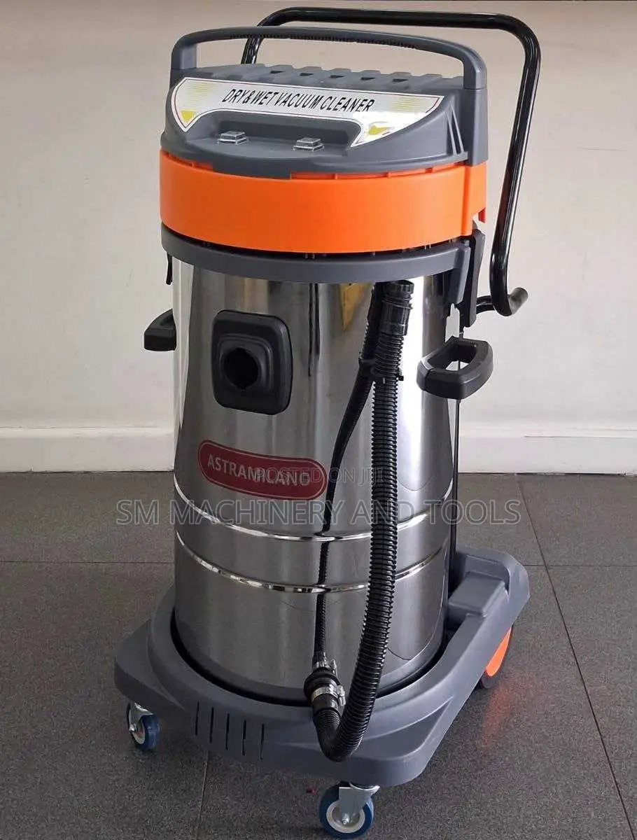 Astramilano Vacuum Cleaner WET and DRY 100 Litres With 2 Switches