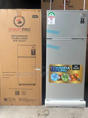 Smart Pro 95L Double Door Fridge SFR-125-DT-I Silver Fridge