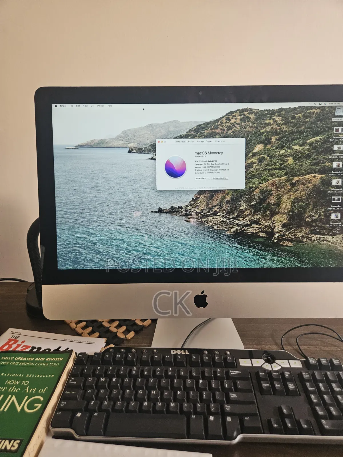 Desktop Computer Apple iMac 8GB Intel Core i5 SSD 1T