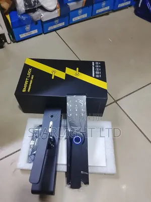 Smart Door Lock - Electronic Keyless Entry With Fingerprint Keypad