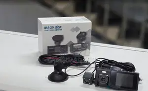 Car Black Box Dash Camera 3-Way DVR Video Recorder With Rear Cam