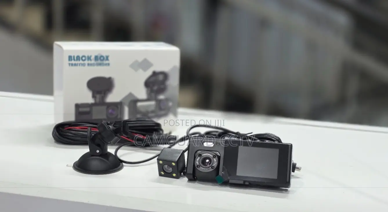 3-Lens Car Dashcam With Night Vision,Motion Detection Parking Monitor