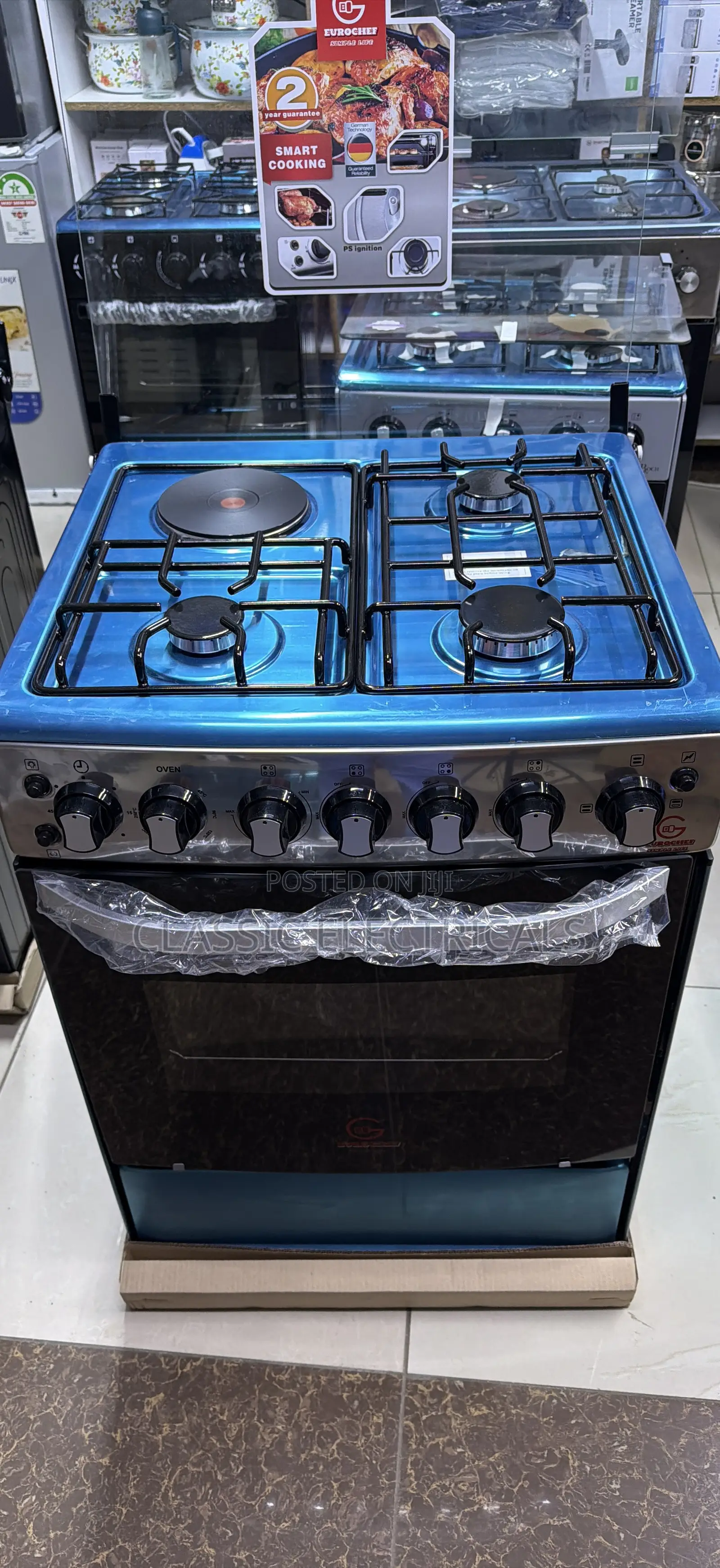 60*65 Eurochef Standing Cooker