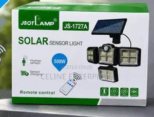500W LED Solar Motion Sensor Light – Bright Energy Saving