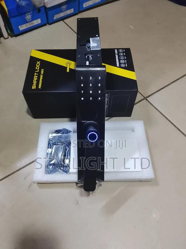Secure Home Intelligent Smart Lock With Biometric Fingerprint Scanner - main view