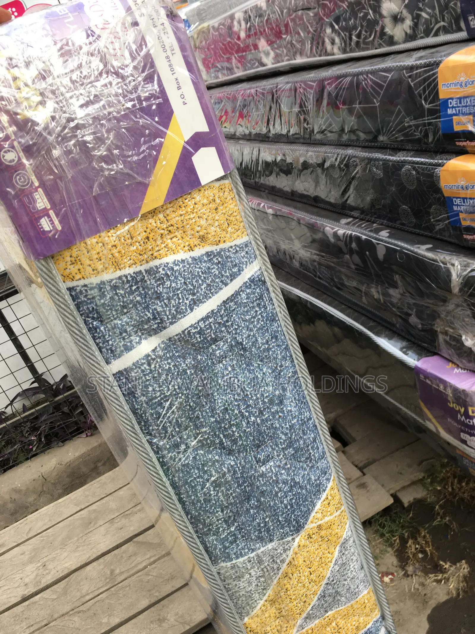 8", 5 by 6 High Density Mattress.