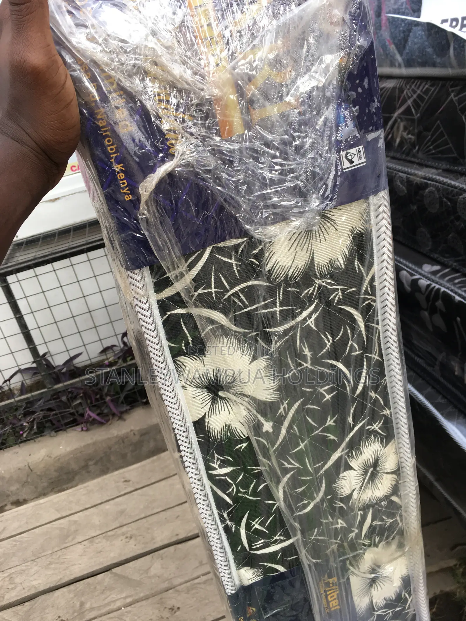 8", 5 by 6 High Density Mattress.