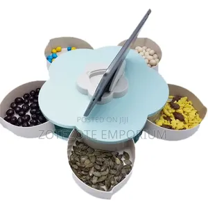 Rotating Petal Snack Tray