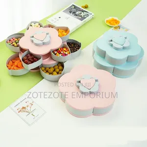 Rotating Petal Snack Tray