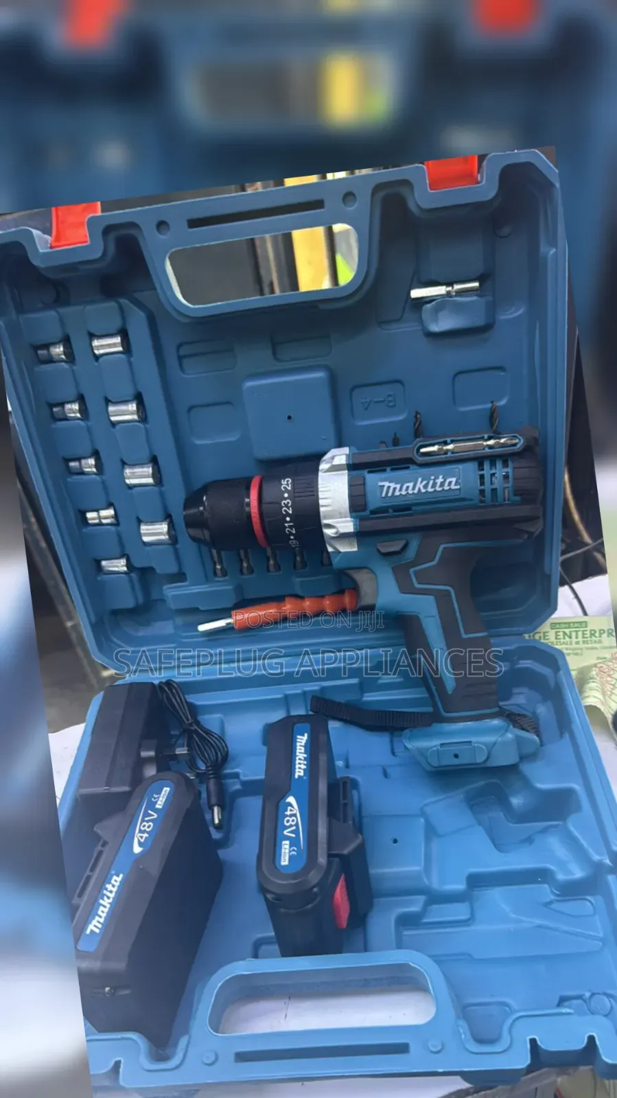 48W Cordless Drill With Metal Chuck – Powerful Portable
