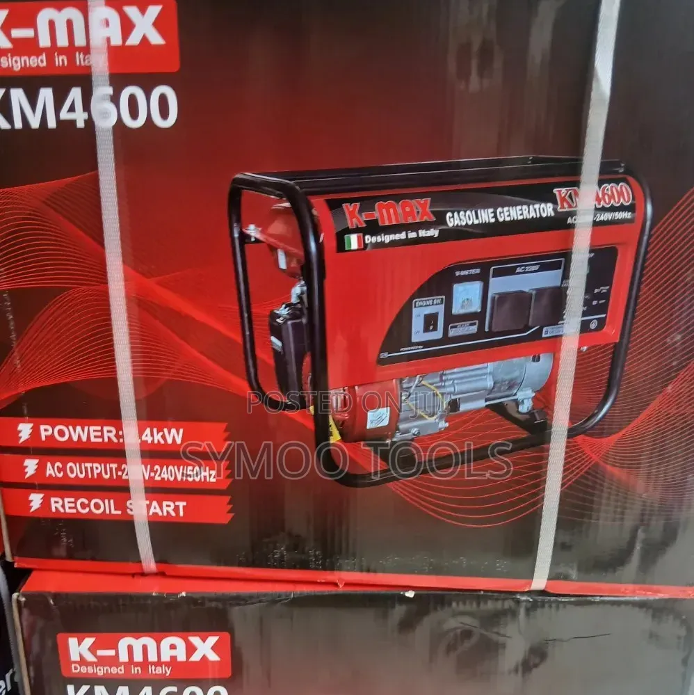 K-Max KM4600 2.4kW/2.4kVA Gasoline Generator