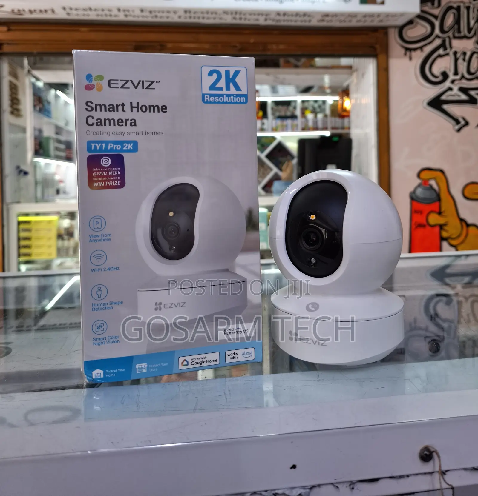 EZVIZ TY1 Smart WiFi Nanny Camera 3mp Resolution