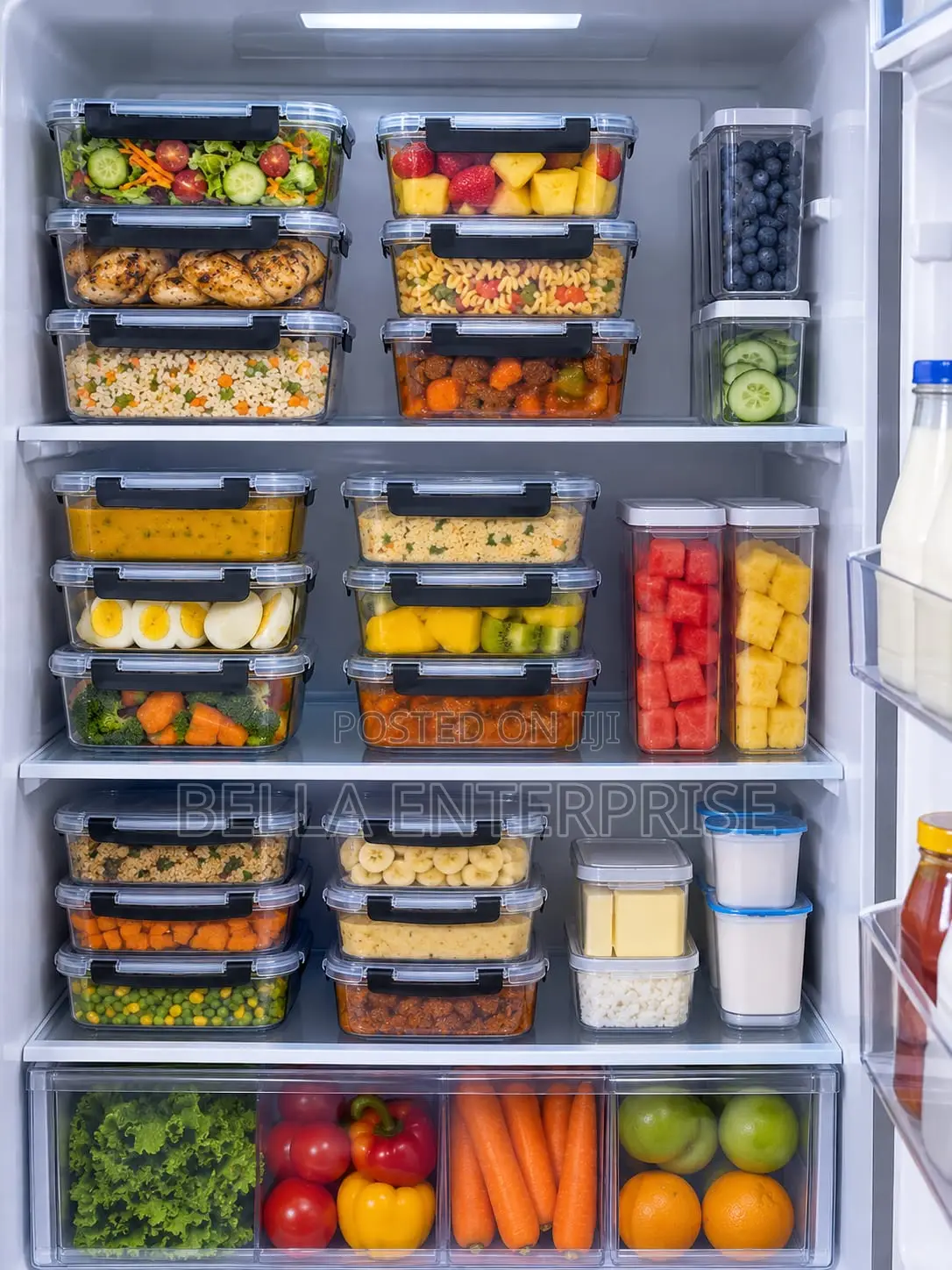 10pc Set Borosilicate Glass Storage Containers