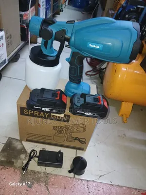Cordless Electric Paint Spray Gun Labeled as a Makita 48V