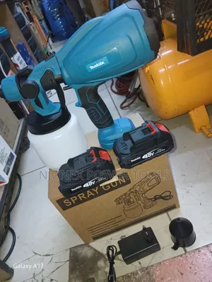 Cordless Electric Paint Spray Gun Labeled as a Makita 48V