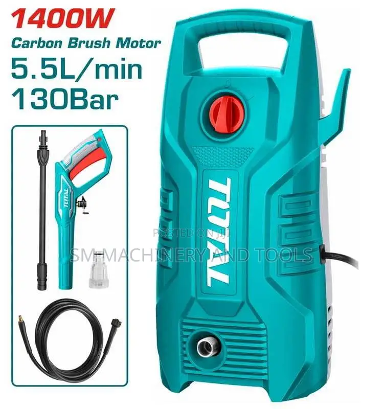 Total TGT11316 High Pressure Washer 1400W 130Bar (1900PSI)
