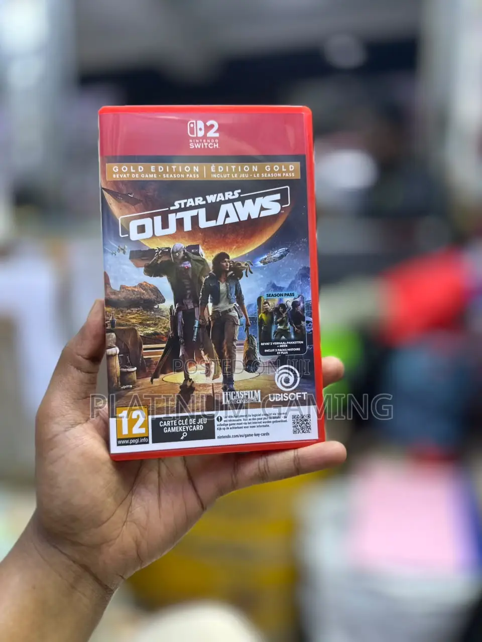 USED Star Wars Outlaws - Gold Edition, Nintendo Switch 2