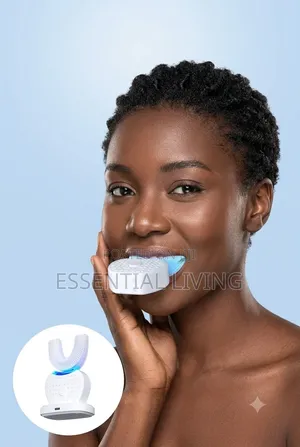 Teeth Whitening UV U-Shaped Automatic Toothbrush Blue Light
