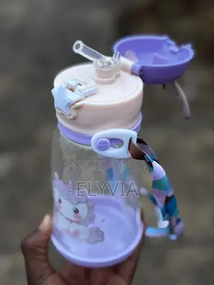 Unicorn Cartoon Themed Water Bottle