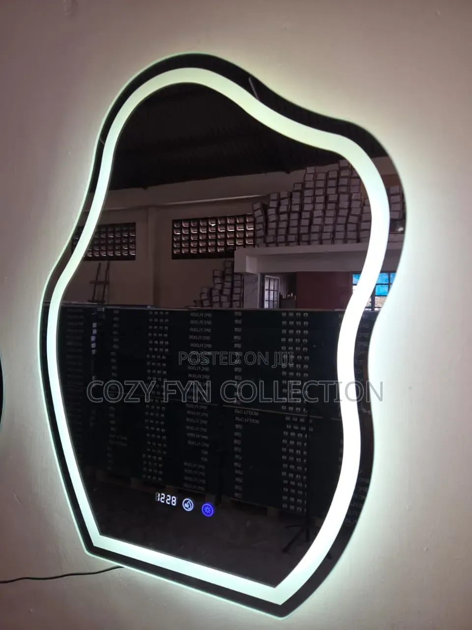 Irregular LED Mirror With Lighting