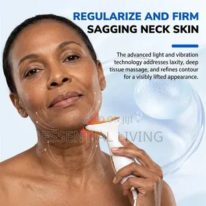 Wrinkle Remover Neck Face Massager 3-Color Light Heated Skin Lifting