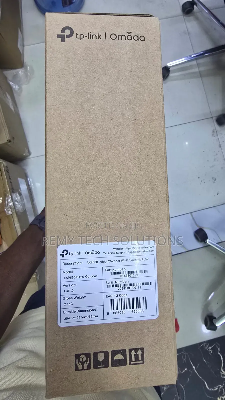 TP-Link EAP650 D120-Outdoor Gigabit Access Point