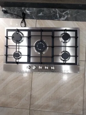 Hisense 90cm Built-in Gas Hob - 5 Burner (Stainless Steel)