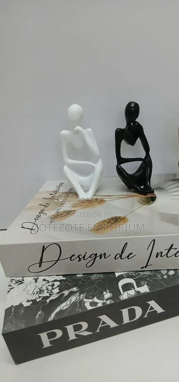 Thinker Man Decor Statues
