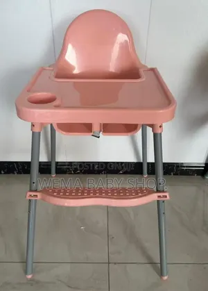 Multi-Functional Baby High Feeding Chair-Detachable Tray and Footrest.