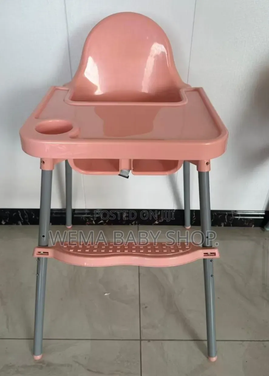 Multi-Functional Baby High Feeding Chair-Detachable Tray and Footrest.