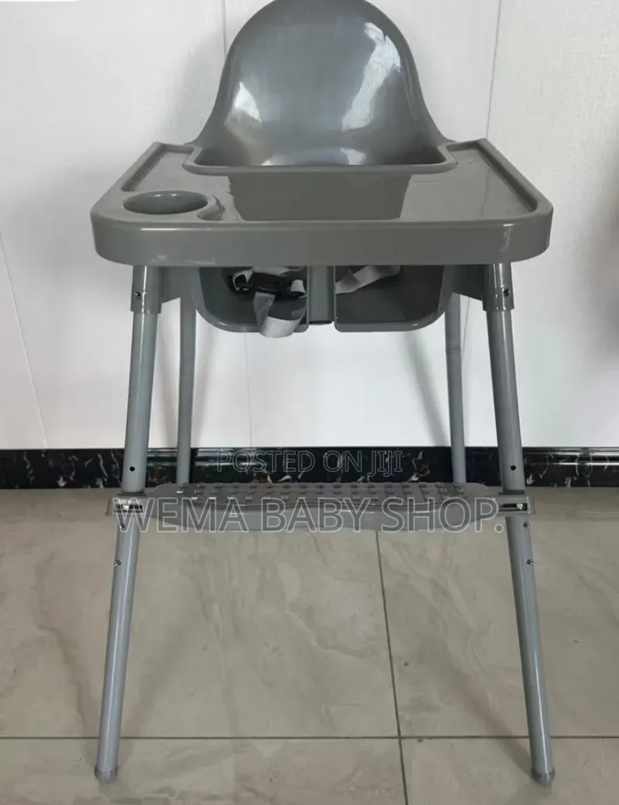 Multi-Functional Baby High Feeding Chair-Detachable Tray and Footrest.