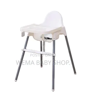 Multi-Functional Baby High Feeding Chair-Detachable Tray and Footrest.