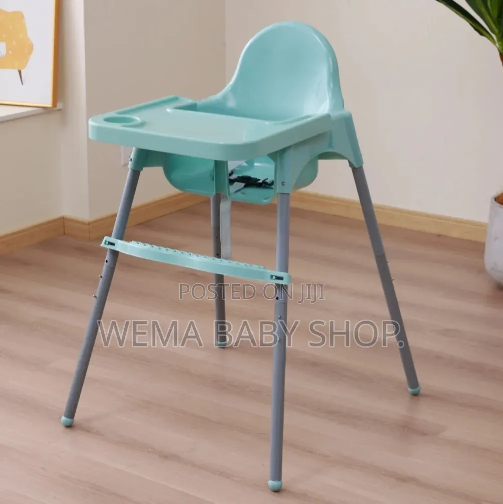 Multi-Functional Baby High Feeding Chair-Detachable Tray and Footrest.
