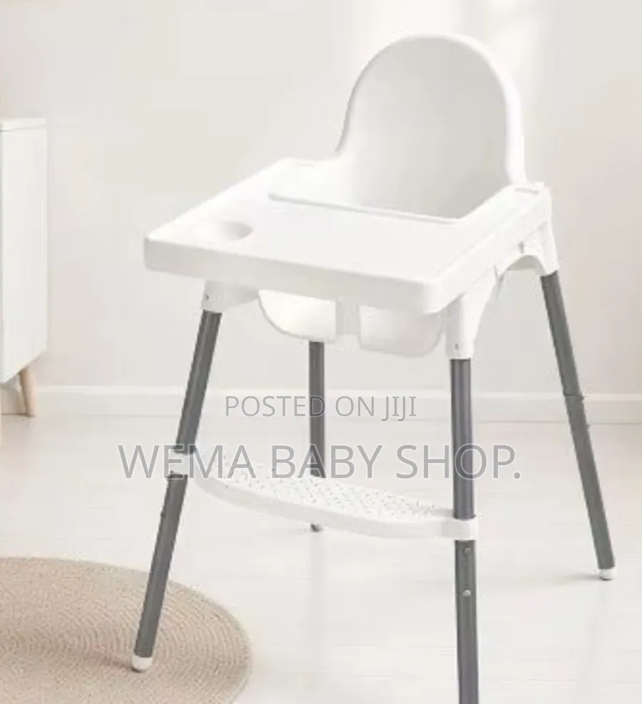 Multi-Functional Baby High Feeding Chair-Detachable Tray and Footrest.