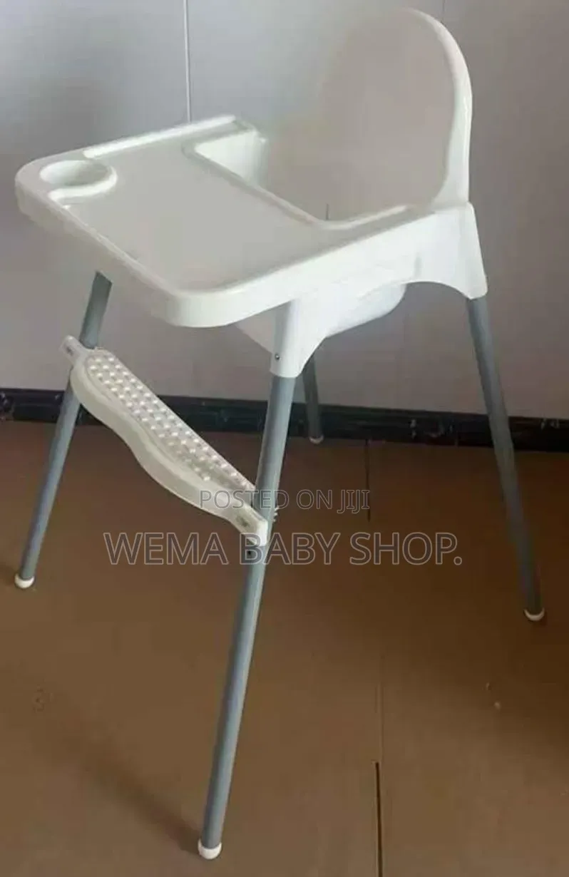 Multi-Functional Baby High Feeding Chair-Detachable Tray and Footrest.