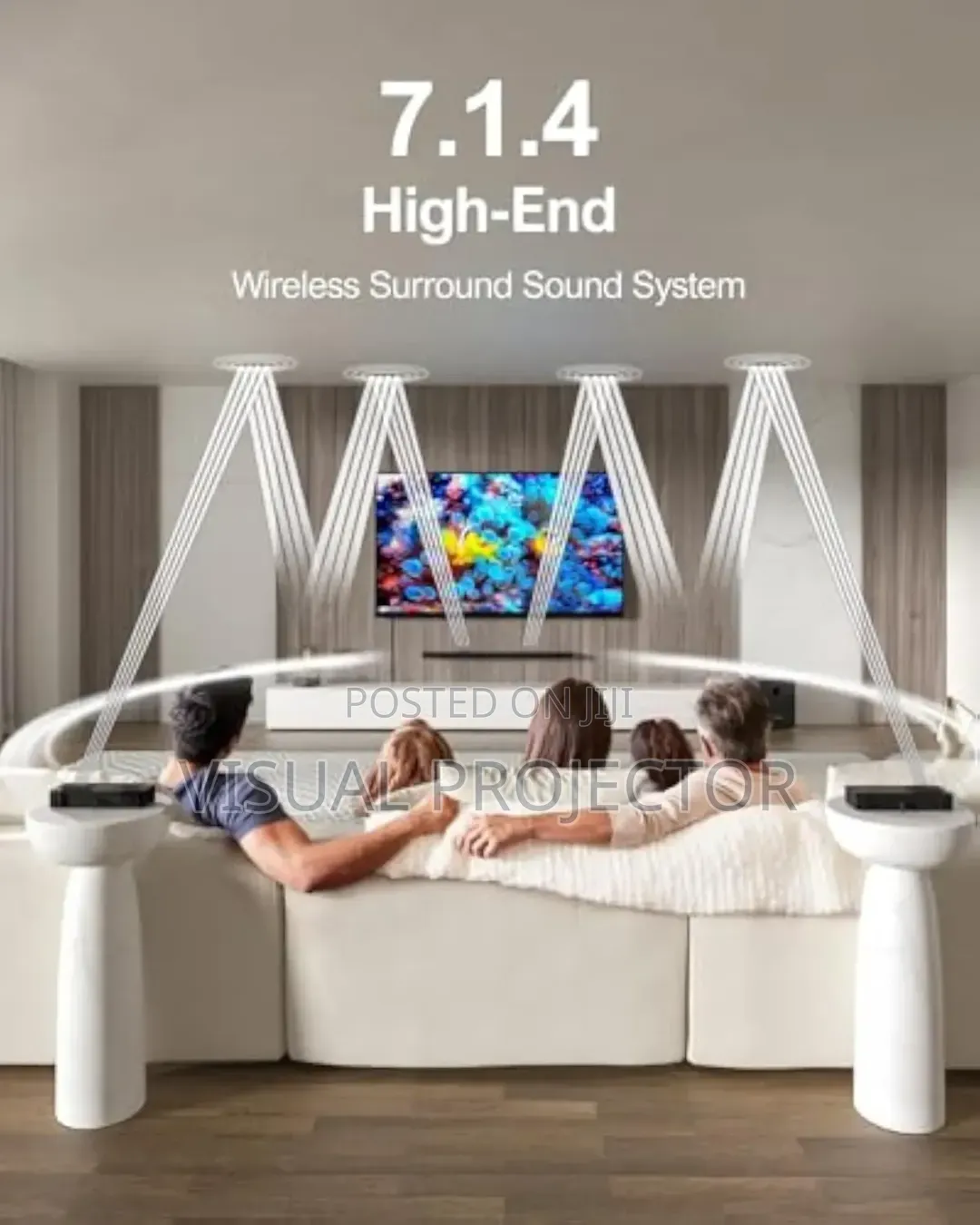 Ultima (Us Brand ) Dolby Atoms Wireless 7.1.4 Home Theater System