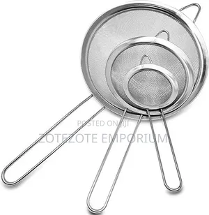 3 in 1 Metallic Sieve-Vichungi Set