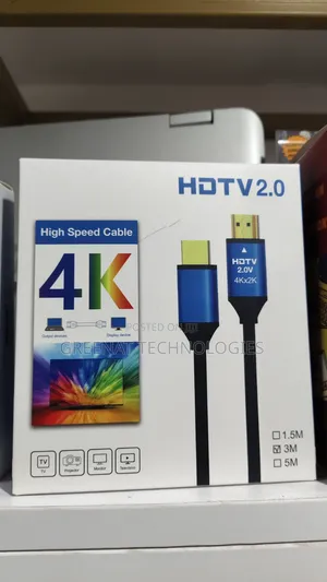 HDTV 2.0 High Speed HDMI Cable 3M 4Kx2K HDMI Cable 48Gbps Gold