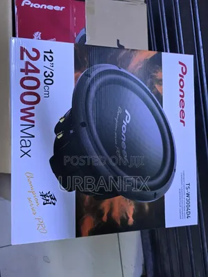 12 Inch Pioneer 2400 Watts Ts-W3004d4 Bass Subwoofer