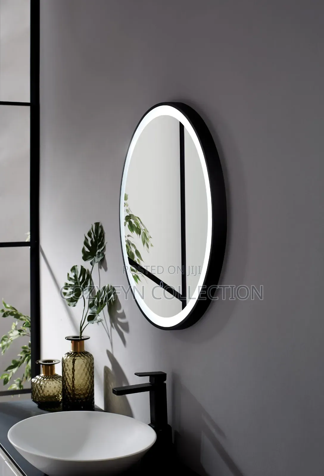 Circular LED Mirror