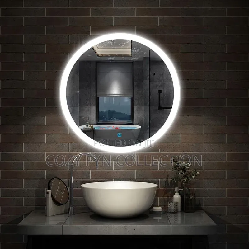 Circular LED Mirror
