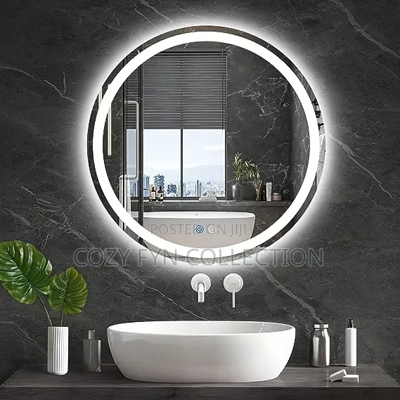 Circular LED Mirror