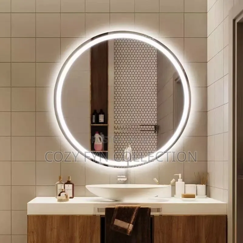 Circular LED Mirror